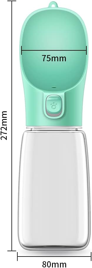 Newaner Hundvattenflaska, läckagesäker bärbar valpvattendispenser