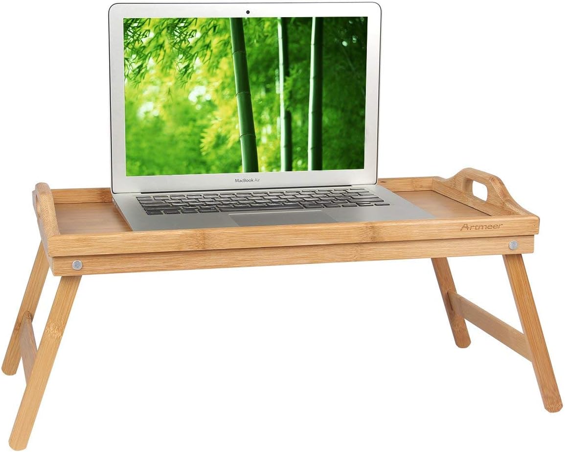 Sängbricka - bord  med vikbara ben och handtag