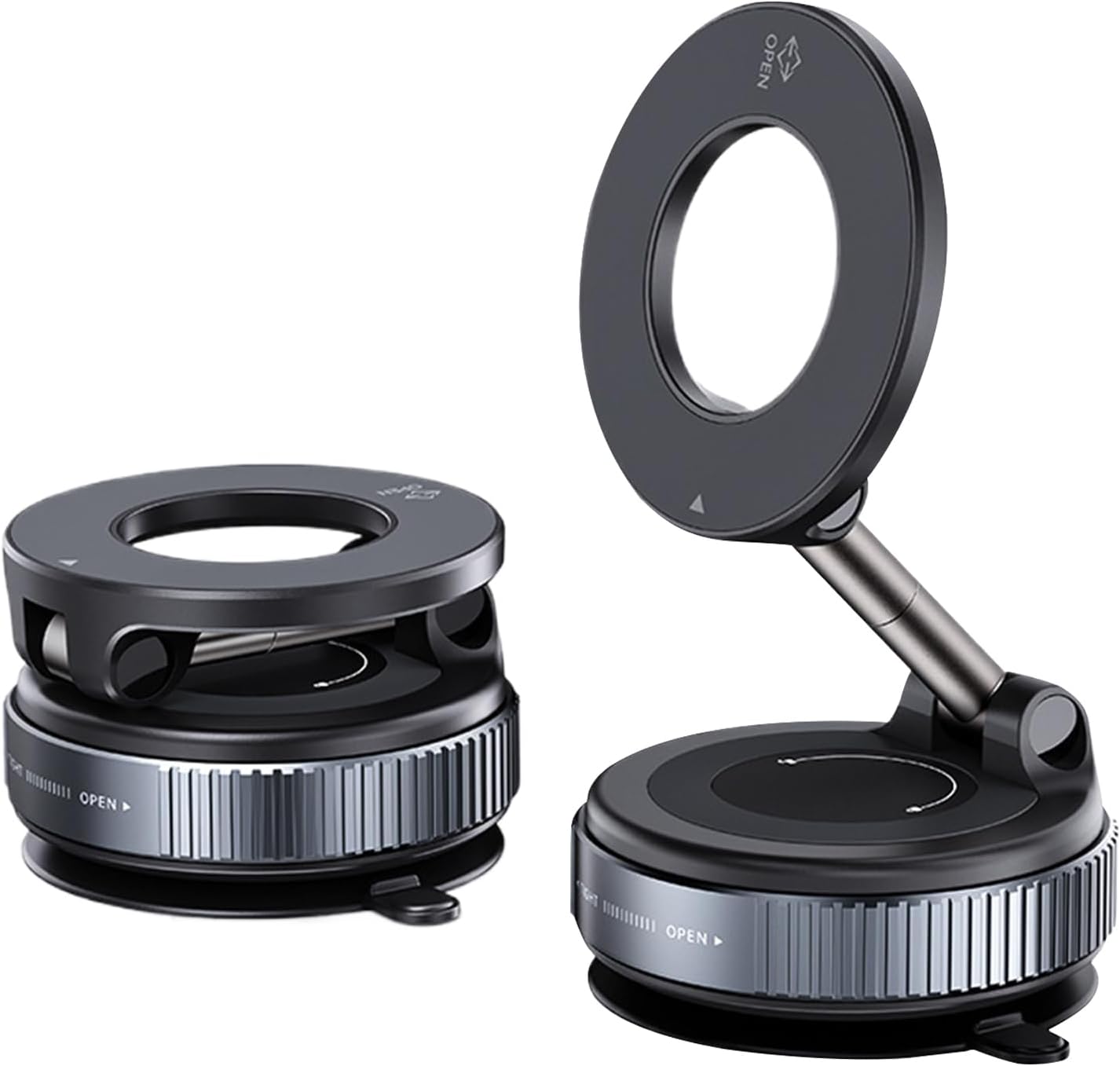 Vacuum Magnetic Car Phone Mount, 360 Degree