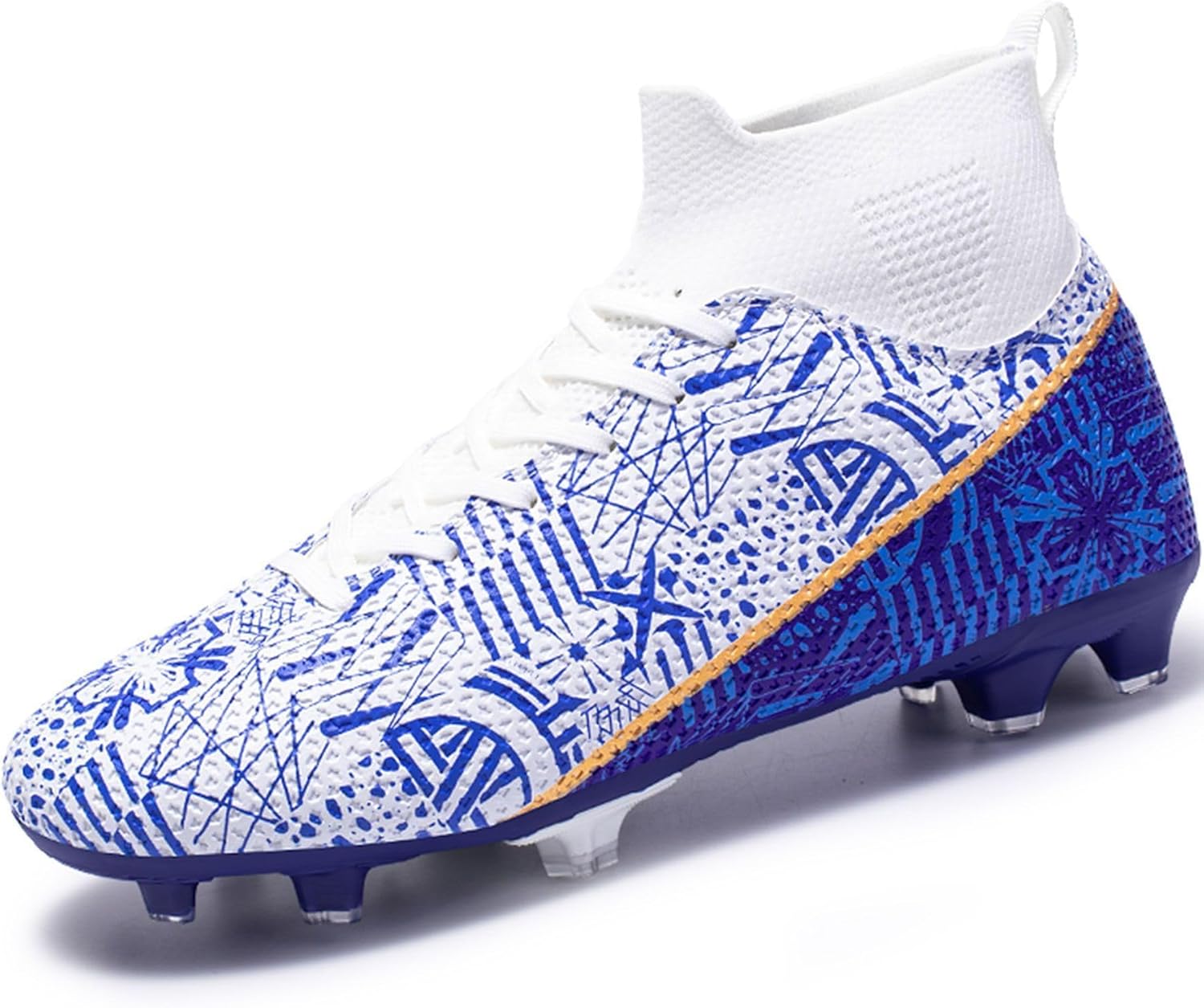 Fotbollsskor för barn pojkar FG/AG utomhus män TF Spike fotbollsskor Turf high top fotboll professionella träningsskor