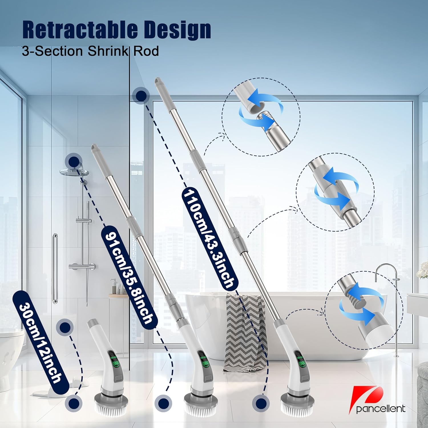 Elektrisk snurrskrubbare