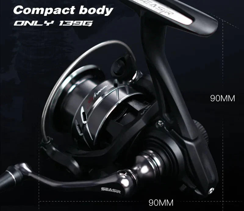 Stream 1000 Spinning Reel Carbon Drag Washers Black-3