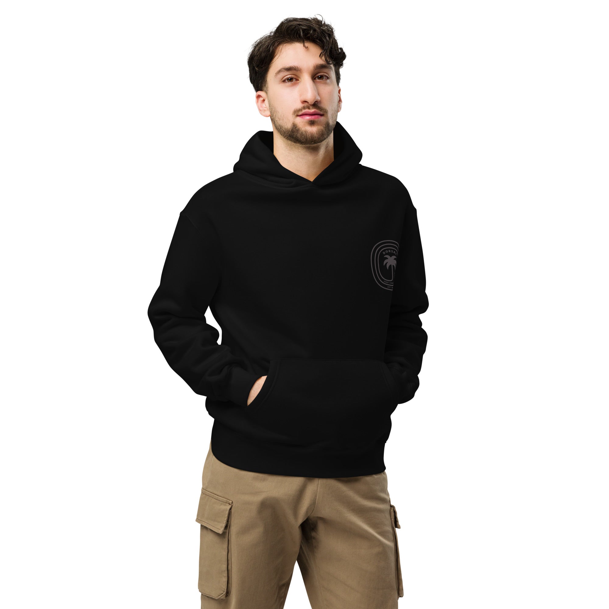 DORSAL Palm Non-Fade Unisex Pull Over Hoodie-2